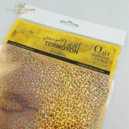 metallic folie Termoton * glittergoud