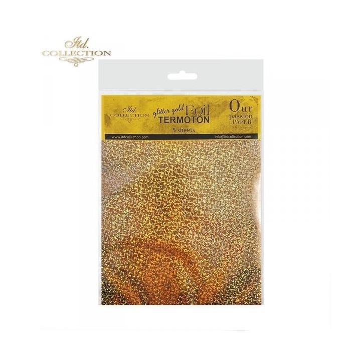 metallic folie Termoton * glittergoud