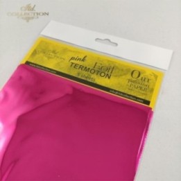metallic folie Termoton * felroze