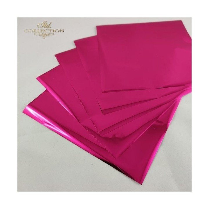 metallic folie Termoton * felroze