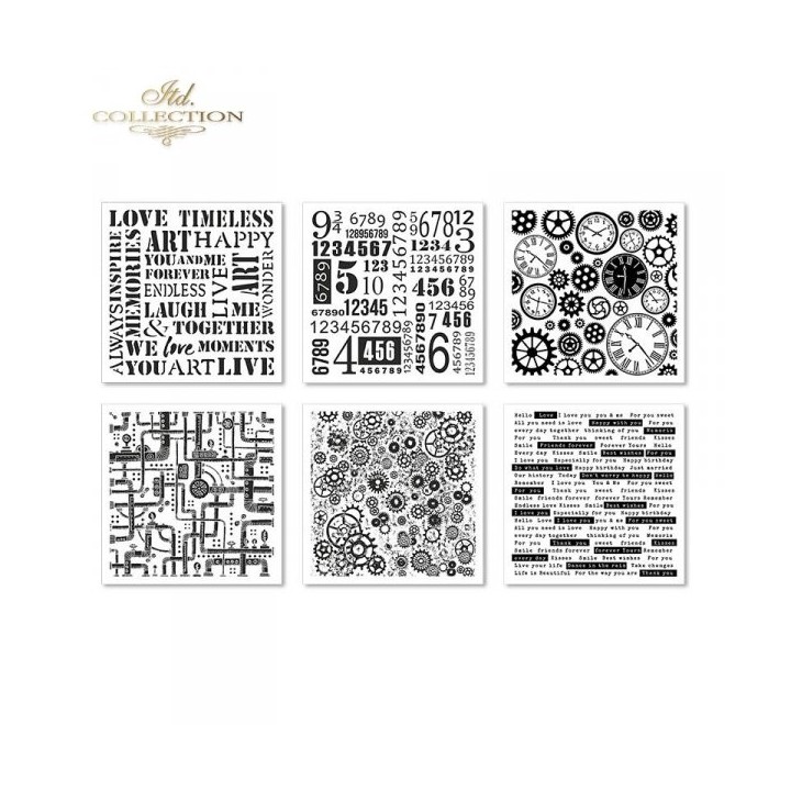 De set speciale documenten voor Mixed Media PSS040 Steampunk