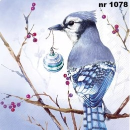 Blue jay servet 33x33cm