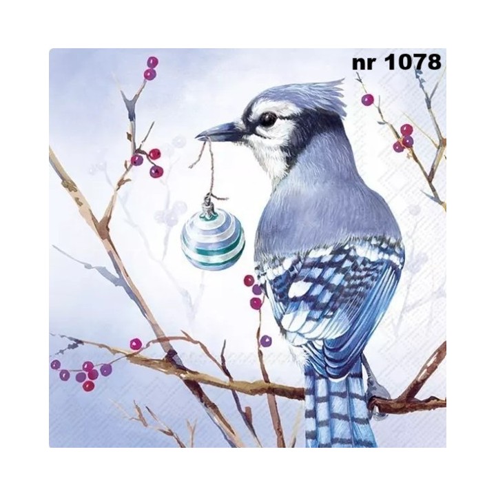Blue jay servet 33x33cm