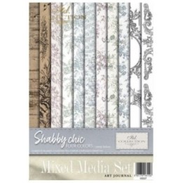 Creatieve set MS027 Shabby Chic - vier kleuren