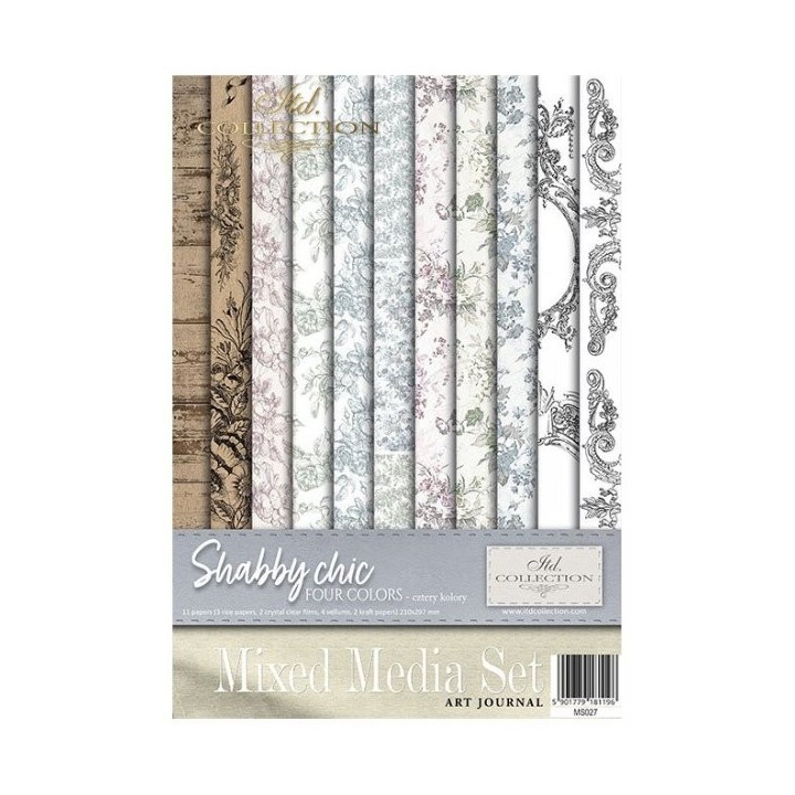 Creatieve set MS027 Shabby Chic - vier kleuren