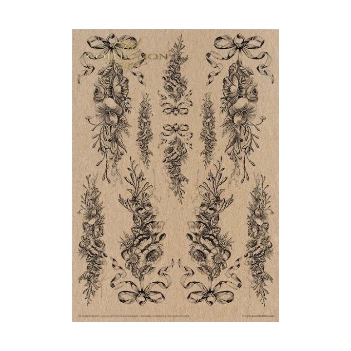 Creatieve set MS027 Shabby Chic - vier kleuren