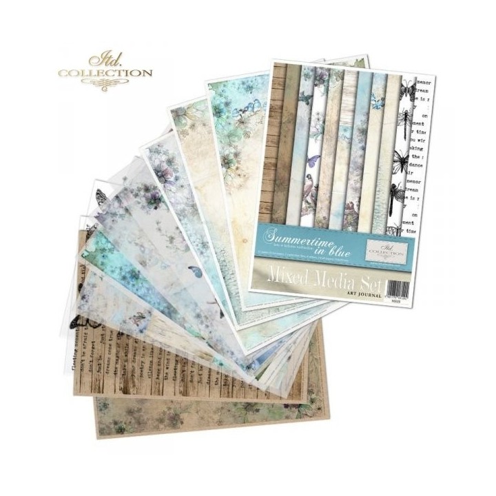 Creatieve set MS028 Zomer in blauw