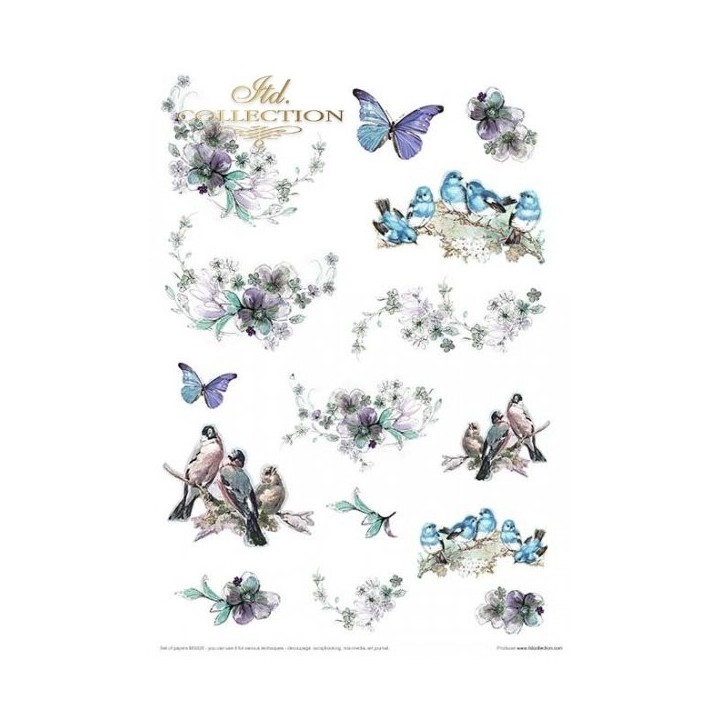 Creatieve set MS028 Zomer in blauw