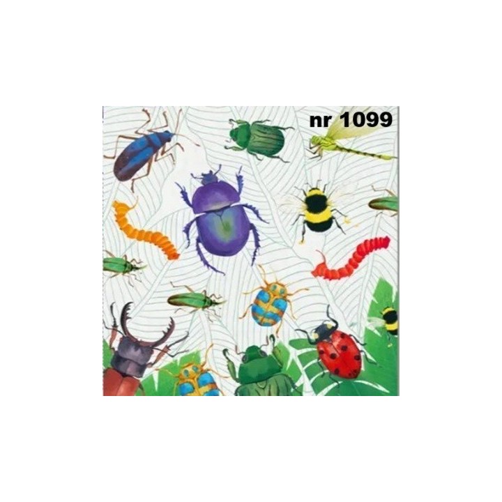 Insect servet 33x33cm