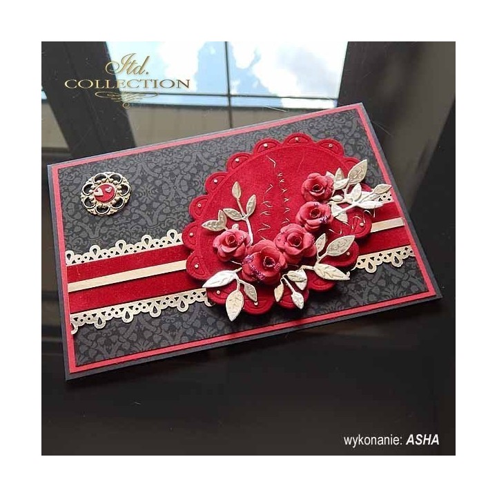 Papier voor scrapbooking, kleur: zilverglanzend PSS003