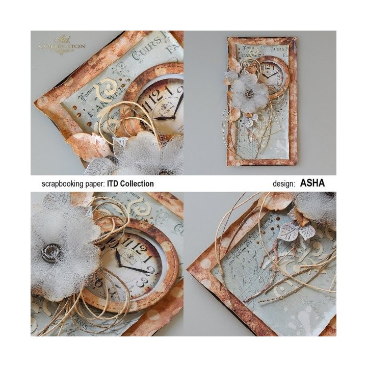 Sjabloon voor scrapbooking en decoupage 16x16 cm ST0024B