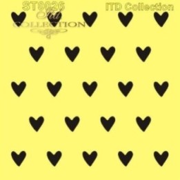 Sjabloon voor scrapbooking en decoupage 16x16 cm ST0026A