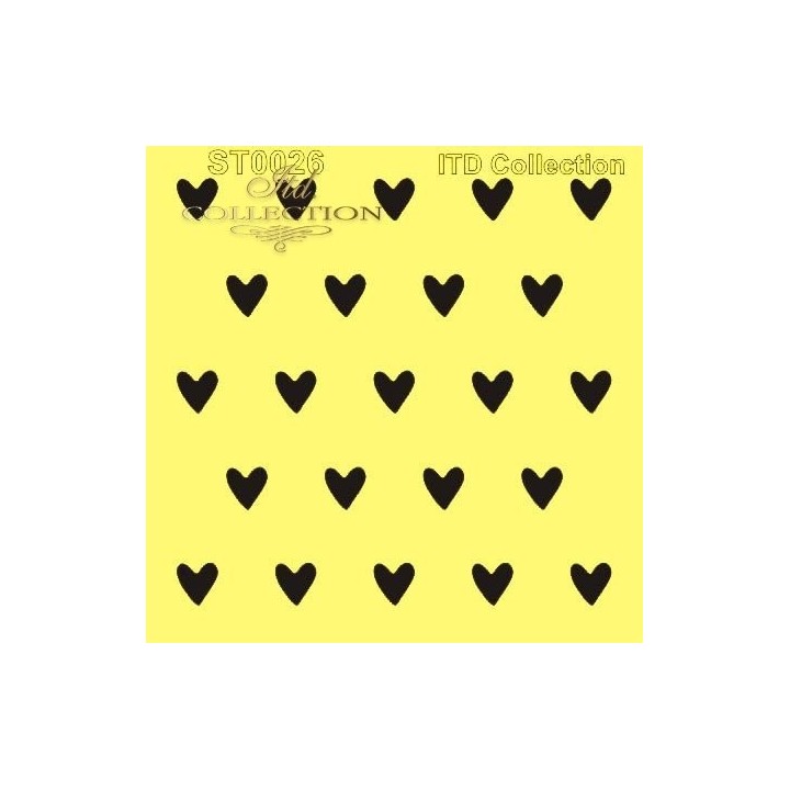 Sjabloon voor scrapbooking en decoupage 16x16 cm ST0026A