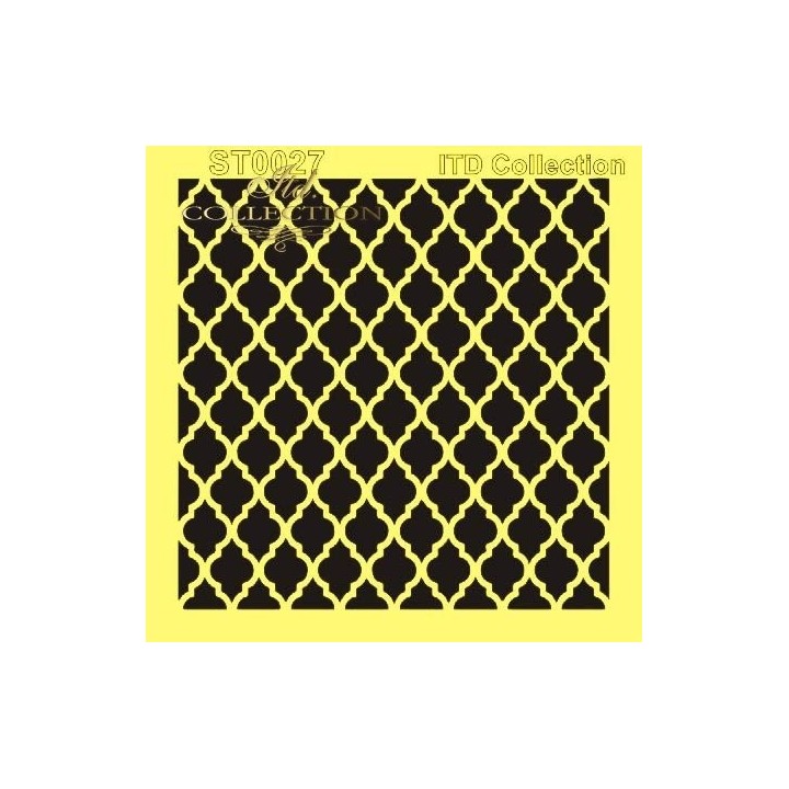 Sjabloon voor scrapbooking en decoupage 16x16 cm ST0027B