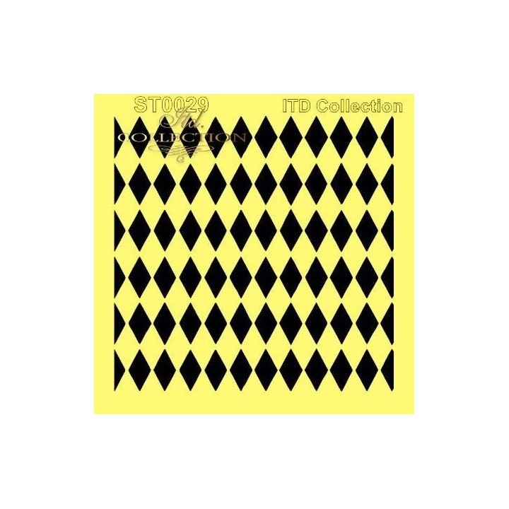 Sjabloon voor scrapbooking en decoupage 16x16 cm ST0029B