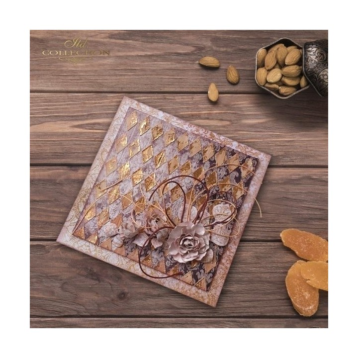 Sjabloon voor scrapbooking en decoupage 16x16 cm ST0029B