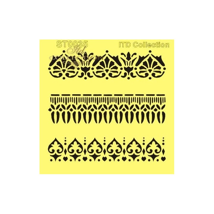 Sjabloon voor scrapbooking en decoupage 16x16 cm ST0035B
