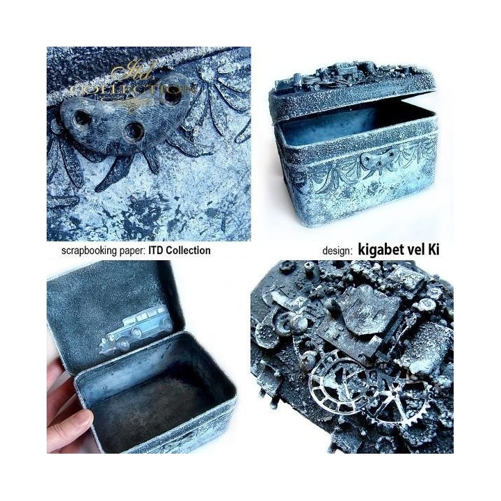 Sjabloon voor scrapbooking en decoupage 16x16 cm ST0037B