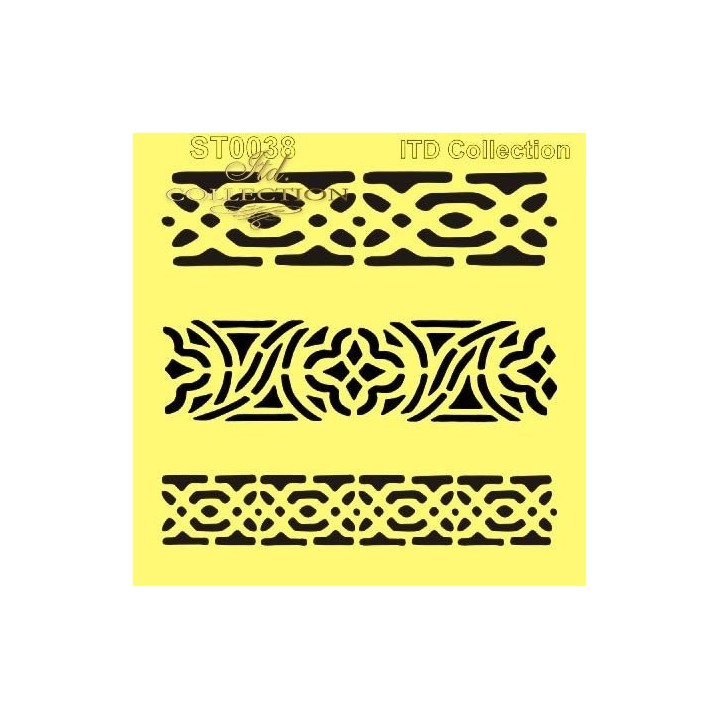Sjabloon voor scrapbooking en decoupage 16x16 cm ST0038B