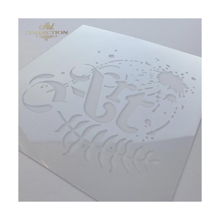 Sjabloon voor scrapbooking en decoupage 16x16 cm ST0043A