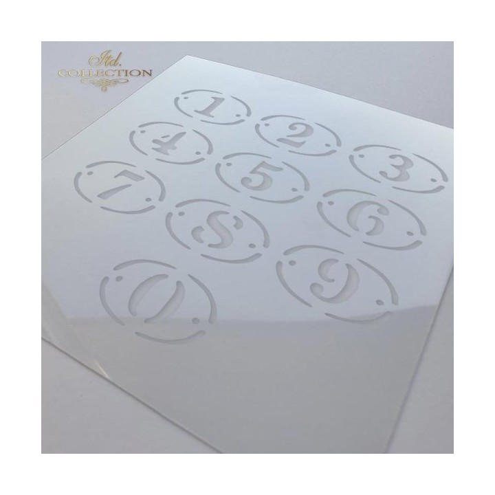 Sjabloon voor scrapbooking en decoupage 16x16 cm ST0045A