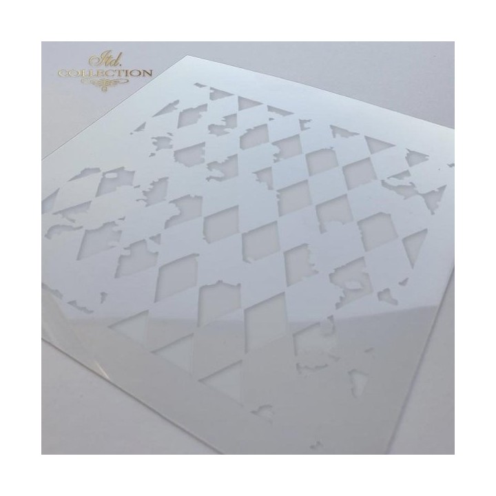 Sjabloon voor scrapbooking en decoupage 16x16 cm ST0046A
