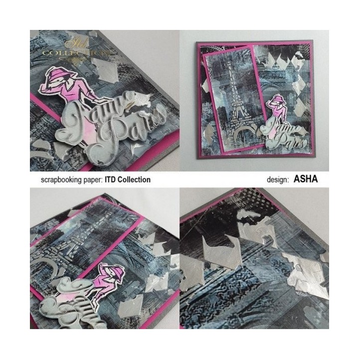 Sjabloon voor scrapbooking en decoupage 16x16 cm ST0046A