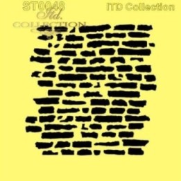 Sjabloon voor scrapbooking en decoupage 16x16 cm ST0048B