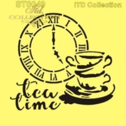 Sjabloon voor scrapbooking en decoupage 16x16 cm ST0049B