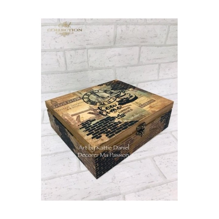 Sjabloon voor scrapbooking en decoupage 16x16 cm ST0050B