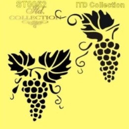 Sjabloon voor scrapbooking en decoupage 16x16 cm ST0052A