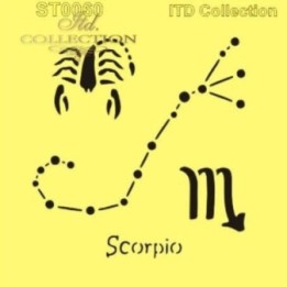 Sjabloon voor scrapbooking en decoupage 16x16 cm ST0060A