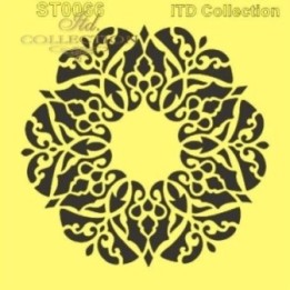 Sjabloon voor scrapbooking en decoupage 16x16 cm ST0066B
