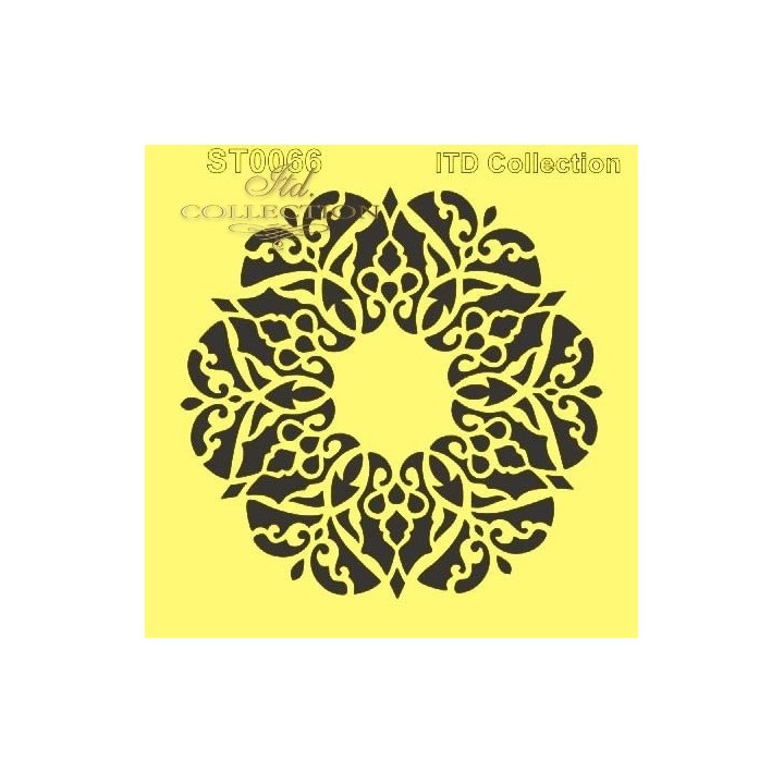 Sjabloon voor scrapbooking en decoupage 16x16 cm ST0066B