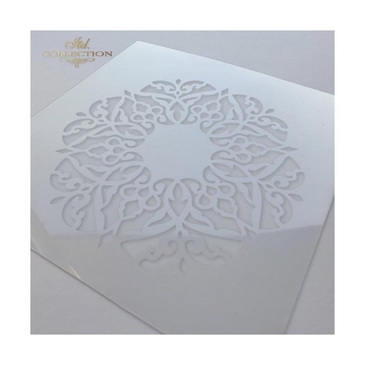 Sjabloon voor scrapbooking en decoupage 16x16 cm ST0066B
