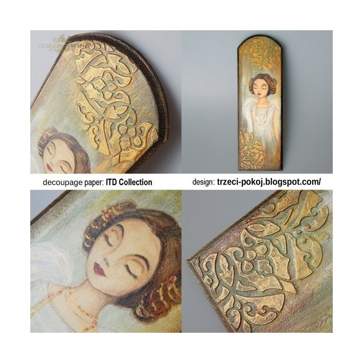 Sjabloon voor scrapbooking en decoupage 16x16 cm ST0066B