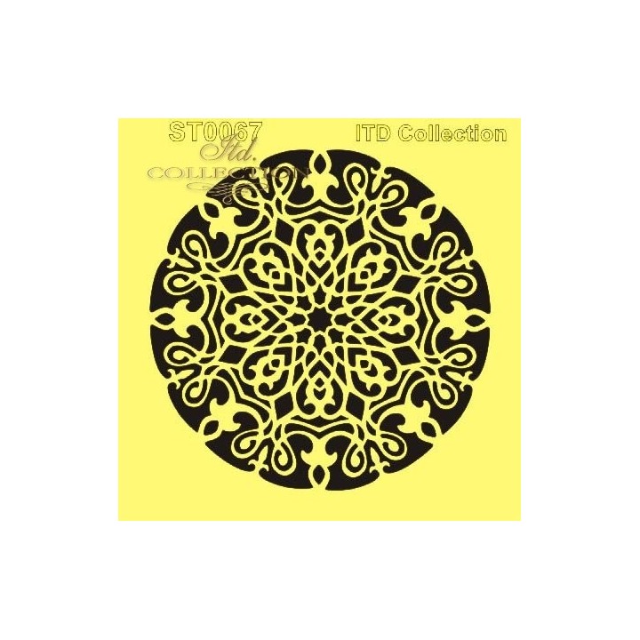 Sjabloon voor scrapbooking en decoupage 16x16 cm ST0067B