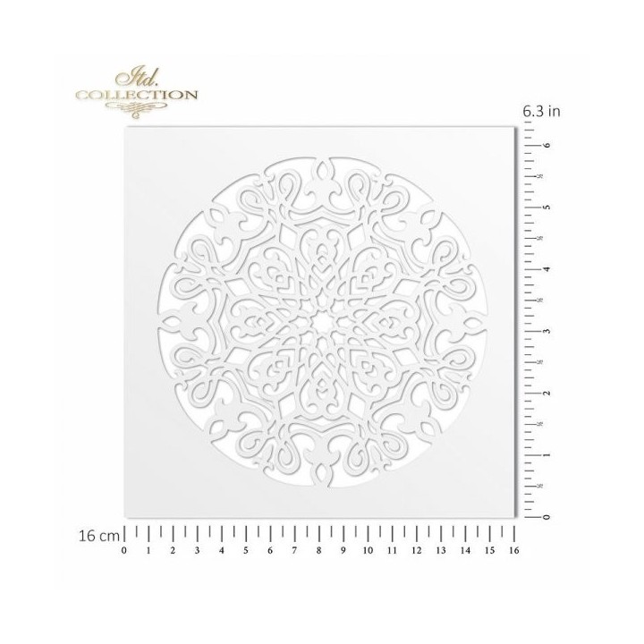 Sjabloon voor scrapbooking en decoupage 16x16 cm ST0067B