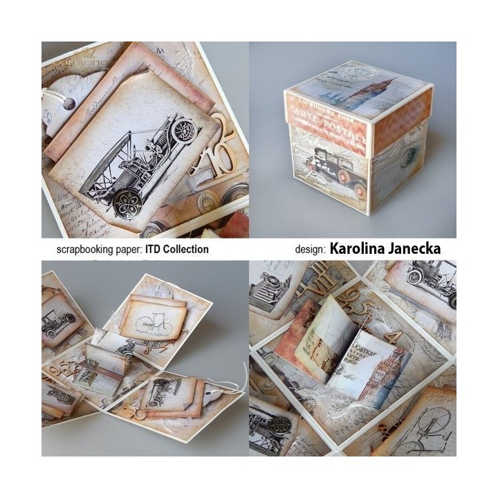Sjabloon voor scrapbooking en decoupage 16x16 cm ST0068B