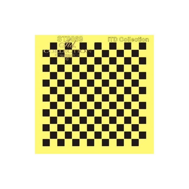 Sjabloon voor scrapbooking en decoupage 16x16 cm ST0069B