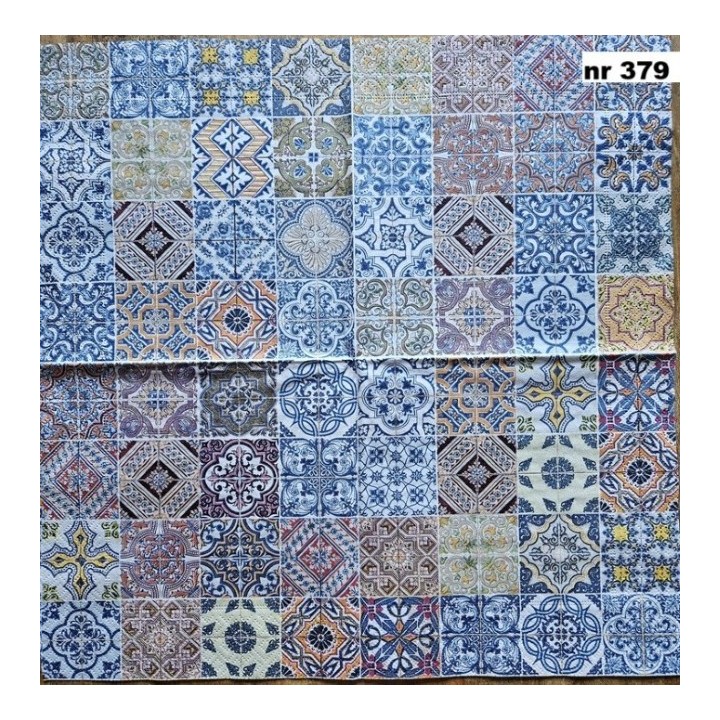 Tiles - mandala quadratisch servet 33x33cm