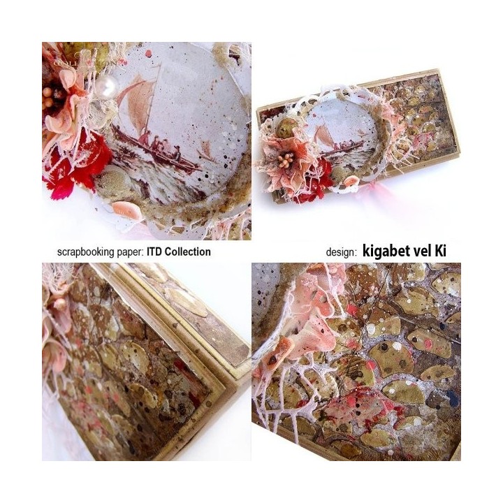 Sjabloon voor scrapbooking en decoupage 16x16 cm ST0072B