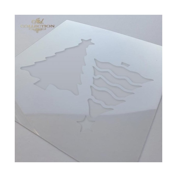 Sjabloon voor scrapbooking en decoupage 16x16 cm ST0080A