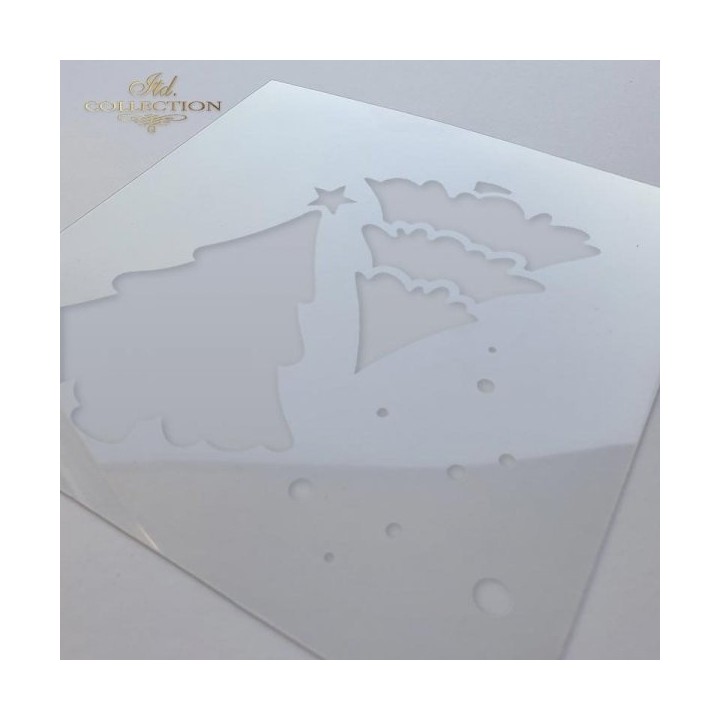 Sjabloon voor scrapbooking en decoupage 16x16 cm ST0081A