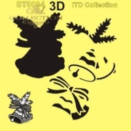 Sjabloon voor scrapbooking en decoupage 16x16 cm ST0084A