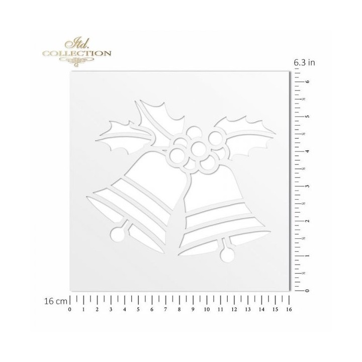 Sjabloon voor scrapbooking en decoupage 16x16 cm ST0085A