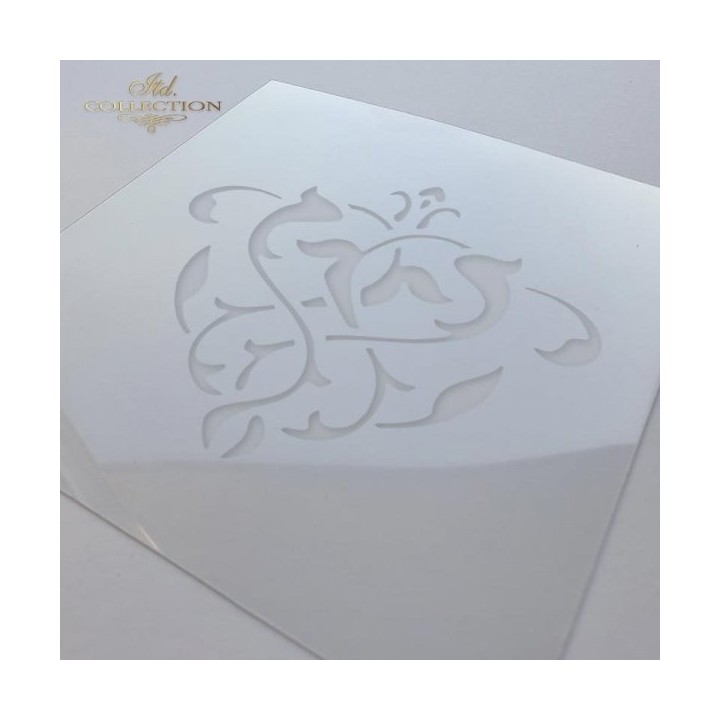Sjabloon voor scrapbooking en decoupage 16x16 cm ST0087A
