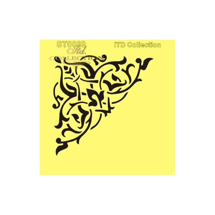 Sjabloon voor scrapbooking en decoupage 16x16 cm ST0089A