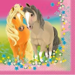 Pretty pony servet 33x33cm