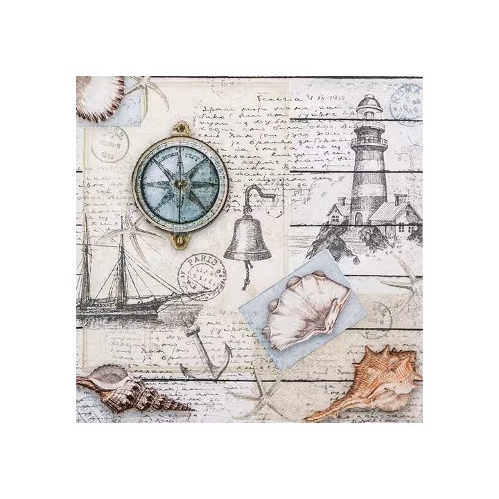 Nautical Feeling servet 33x33cm